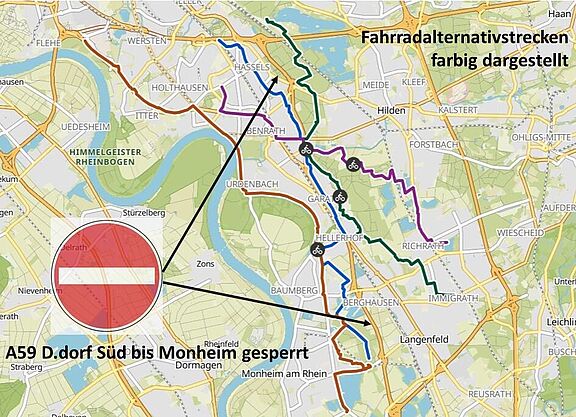 Sperrung der A59