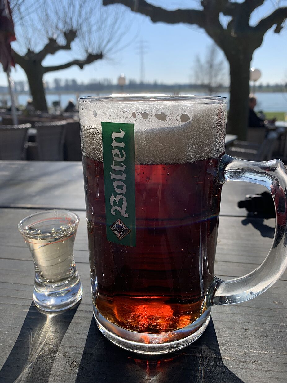 Campingplatz mit Biergarten in Baumberg