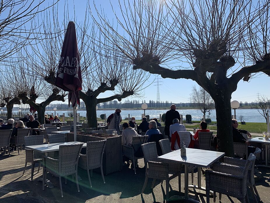 Campingplatz mit Biergarten in Baumberg