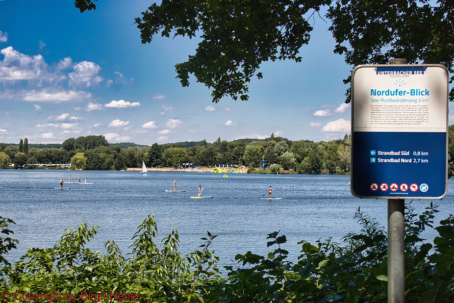 Tour zum Bouleplatz am Unterbacher See