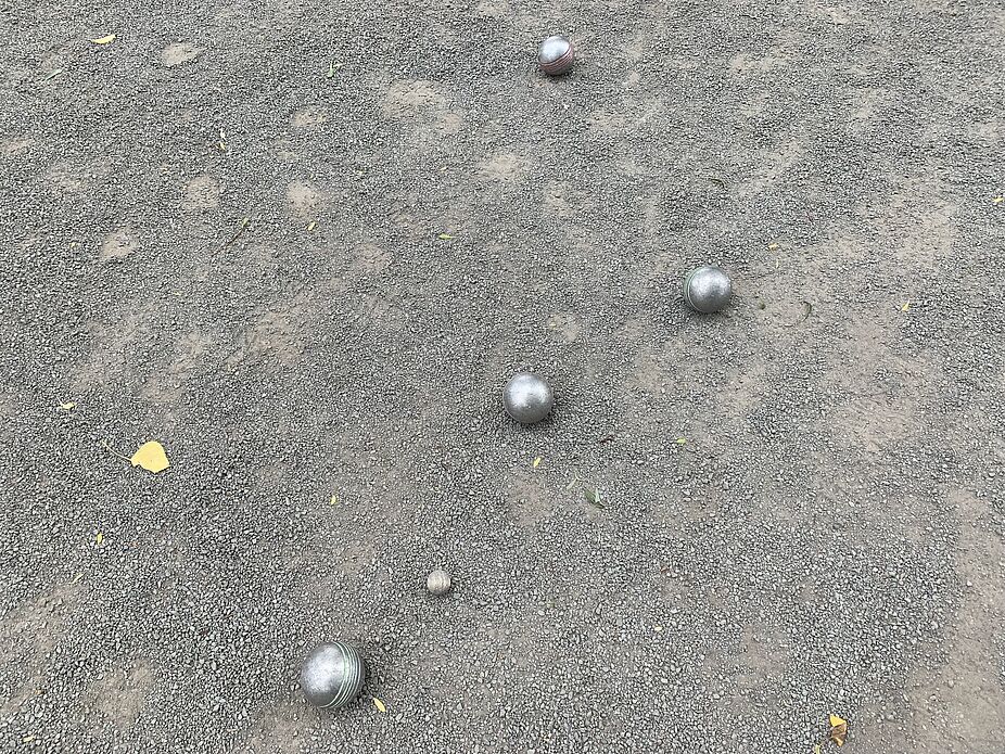 Bouleplatz an der Hitdorfer Fähre