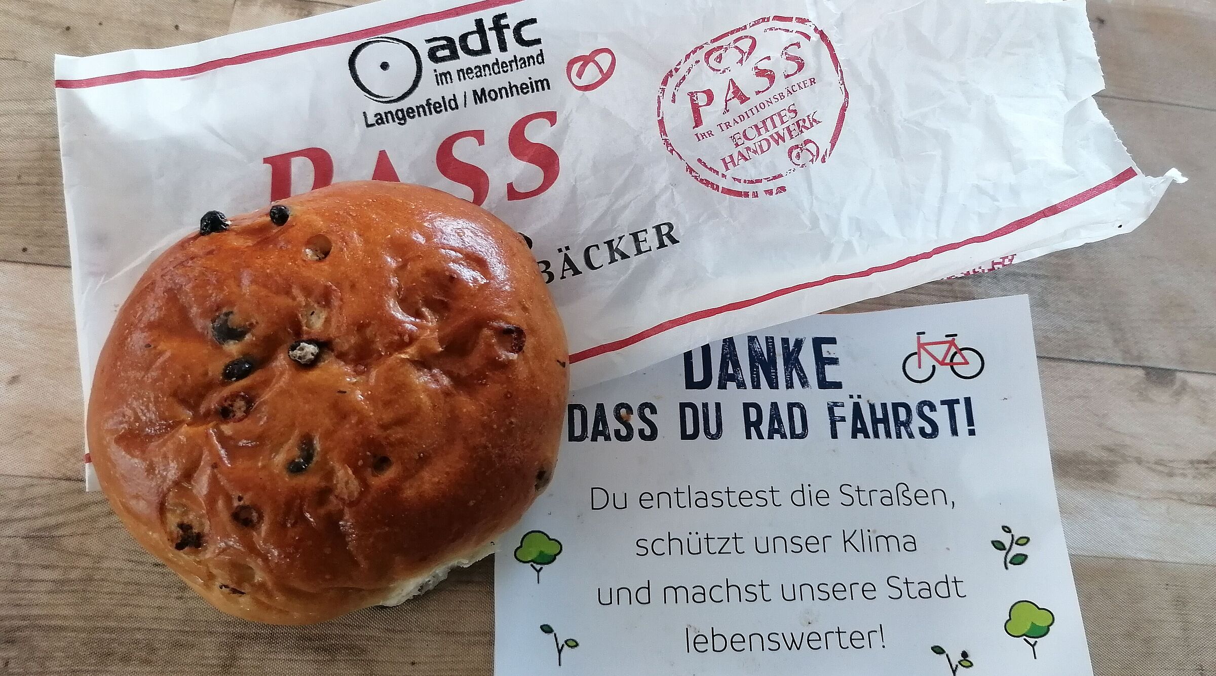 Danke dass du Rad fährst