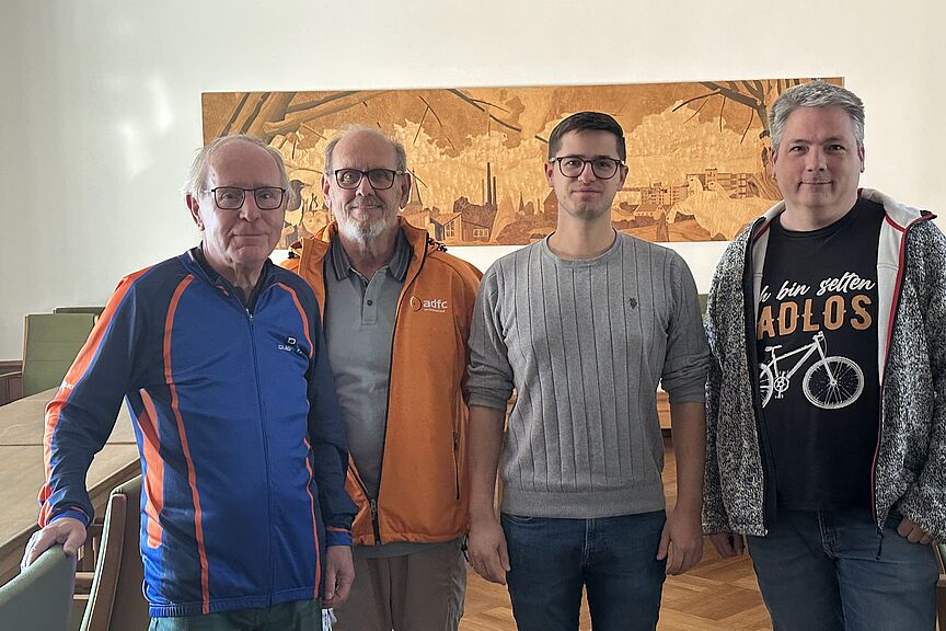 Gespräch mit Monheims stellv. Bürgermeister Dombrowski Gespräch mit Monheims stellv. Bürgermeister Dombrowski