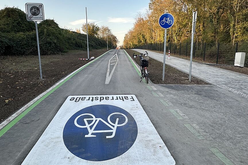 Radschnellweg in Monheim Radschnellweg in Monheim