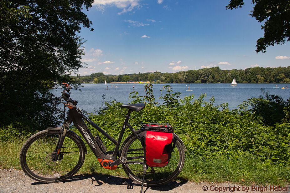 Tour zum Bouleplatz am Unterbacher See